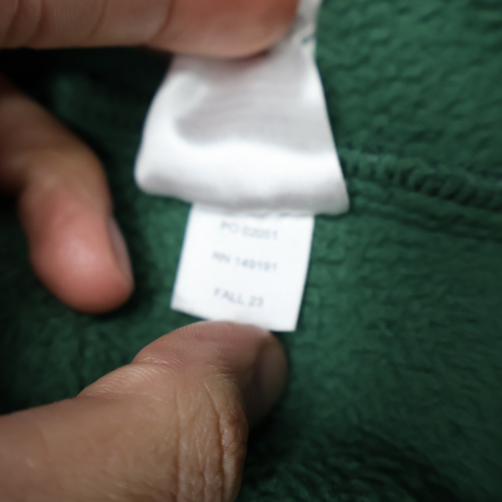 Topo Designs Jacket Men XL Green Subalpine Sherpa Fleece Full Zip Hike Outdoor - Picture 9 of 16